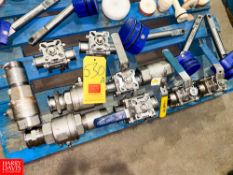 Spare Clamp Type Shut off Valves Rigging Fee: $ 50