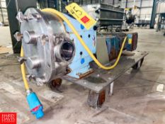 Waukesha Cherry-Burrell Positive Displacement Pump, Model: 03, with Gear Reducing Drive Mounted on