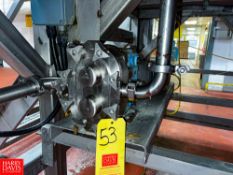 Waukesha Cherry-Burrell Positive Displacement Pump, with Gear Reducing Drive and 1.5