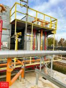 Frick 6-Fan Evaporative Condenser, Model: XLP2-1036-1155, S/N: U135276501-014. Subject to