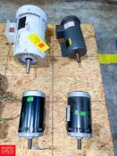 (4) Assorted Motors Rigging fee: $75