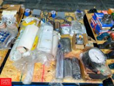 Assorted Belts, Filters and Gauges Rigging fee: $50