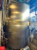 Feldmeier 2,000 Gallon Jacketed S/S Hinged Lid Processor, S/N A-087-03, with Side Sweep