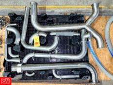 20' Assorted S/S Pipe and Assorted S/S Clamps Rigging fee: $100