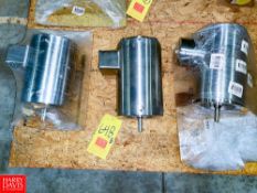 (3) Assorted Motors Rigging fee: $100