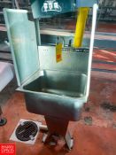 S/S Hand Sink, with Foot Control Rigging fee: $150