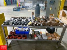 Assorted Fittings, Parts and S/S Portable Table Rigging fee: $150