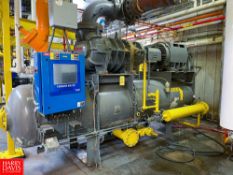 FES 400 HP Ammonia Screw Compressor with Mycom Head, Model: 320LU-LX, S/N 321147, with Vilter Vision