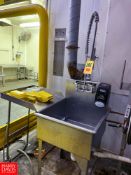 S/S Hand Sink, with Wing and Sprayer Rigging fee: $150