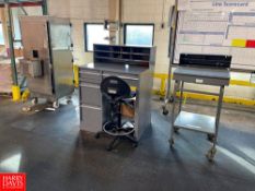 (2) Desks Rigging fee: $100