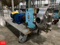 Waukesha Cherry-Burrell, Model: 130, Positive Displacement Pump, with Gear Reducing Drive Mounted on