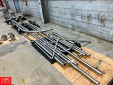 100' Assorted S/S Pipe, Assorted S/S Ball Valves and Assorted S/S Clamps Rigging fee: $300