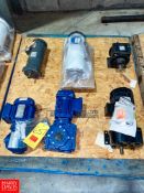 Assorted Motors, Gear Reducing Drives and Servo Motor Rigging fee: $150