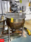 Groen Jacketed S/S 60 Gallon Kettle, Model: RA-60, S/N: 03588-1, with Controls and Badger Digital