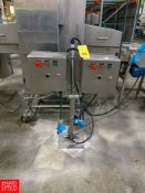 (2) Control Panels Mounted on S/S Stand Rigging fee: $200