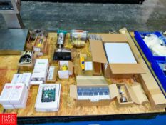 Assorted Valves and Valve Parts, Electrical Parts and Sprockets Rigging fee: $75