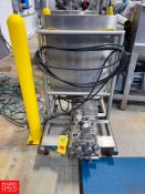 SPX Waukesha Cherry-Burrell Portable Positive Displacement Pump, Model: 030UI, with S/S Clad