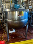 Hamilton 200 Gallon Jacket S/S Kettle, with Scrape Surface Agitation s Rigging fee: $950