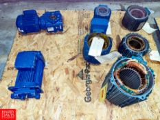 Assorted Motors and Parts Rigging fee: $100