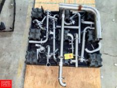 20' Assorted S/S Pipe and Assorted S/S Clamps Rigging fee: $150