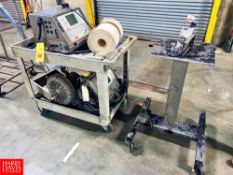 (2) Citronix Inkjet Printers, S/S Printer Cart, Ring Compressor and Cart Rigging fee: $100