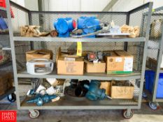Assorted Boiler Parts and Portable Shelves Rigging fee: $150