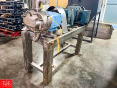 SPX Positive Displacement Pump, Model: 130-U2 2019, S/N: 1000003730509 Rigging fee: $350