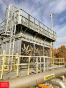 Frick 3-Fan Evaporative Condenser. Subject to Confirmation. Located in Atlanta Rigging fee: $