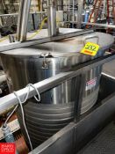 Walker 275 Gallon Jacketed S/S Tank, S/N NL9686, with Mixing Blades Rigging fee: $650
