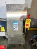 (2) Shell and Tube Heat Exchangers, with (2) Hot Water Circulating Pumps Rigging fee: $100