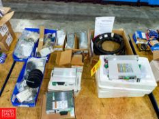 Assorted Electrical Parts and Nordson Hot Melt Hose Rigging fee: $50