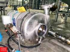 Centrifugal Pump, with Baldor 5 HP 150 RPM Motor and 3