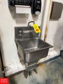 S/S Sink with Foot Controls Rigging Fee: $ 100