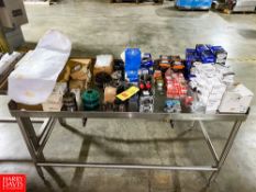 Assorted Bearings, Sprockets, Parts and S/S Table Rigging fee: $100