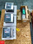 (3) AC Tech Digital Readouts and (1) Nidec Unidrive SP Rigging fee: $25