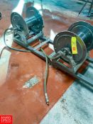 (2) S/S Hose Reel Mounted on S/S rack Rigging fee: $200