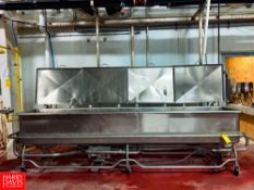 Sani-Matic 300 Gallon Portable COP S/S Tank with Side Jet Manifolds Internal Push/Pull Circulation