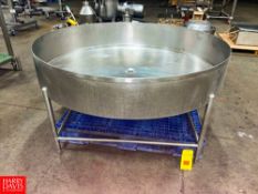 120 Gallon S/S Tank Outside Diameter = 5'