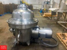 Westfalia Separator Model: MSA100-01-076 S/N: 1655564