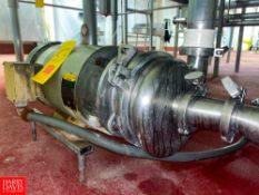 SPX Waukesha Cherry-Burrell Centrifugal Pump with 15 HP 3500 RPM Motor 2.5