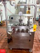 Cherry-Burrell S/S Clad Homogenizer Model: SS-2100 VBR S/N: 732027 800 Gallon/HR 2500 PSI with
