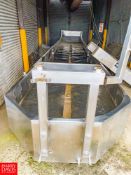 Kusel S/S Cheese Finishing Vat with S/S Agitator Rail Carriage Assembly Agitation Motor (1) Cente