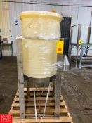 50 Gallon Poly Tank with S/S Base and Lid