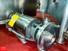 Ampco Centrifugal Pump with 10 HP 1770 RPM S/S Clad Motor 2.5