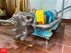 SPX Positive Displacement Pump with Gear Reducing Drive 2 HP 1755 RPM Motor 1.5