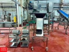 Comat S/S Dual-Auger Fresh Mozzarella Molder Extruder Model: M50B03 S/N 001299 with (12)