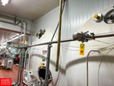 (2) 2' S/S 3-Way Air Valves, with 25' S/S Pipe and Clamps - Rigging Fee: $75