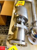 Tri-Clover 2' S/S Tank Air Valve - Rigging Fee: $75