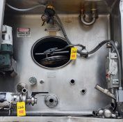 Crepaco 4,800 Gallon Jacketed S/S Silo with Horizontal Agitation - Rigging Fee: $3500