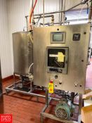 2 Tank S/S Skid Mounted CIP System, with Centrifugal Pump, Heat Exchanger, Online Filter Anderson